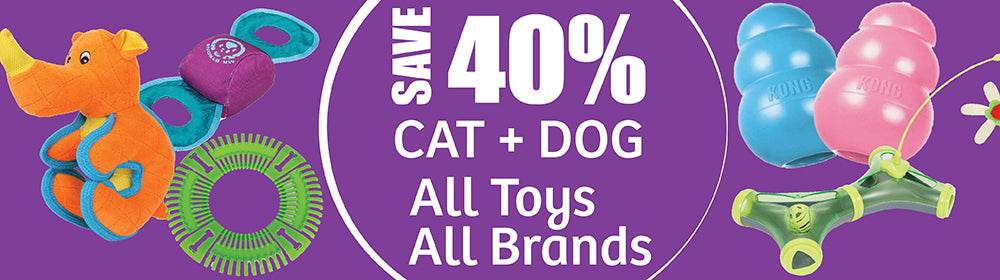 sale on cat and dog toys
