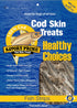 Savory Prime Healthy Choice Cod Skin Strips Natural Dehydrated Dog Treats or Chews - 16 Oz Default Title