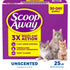 Scoop Away Clumping Unscented Cat Litter - Unscented - 25 Lbs