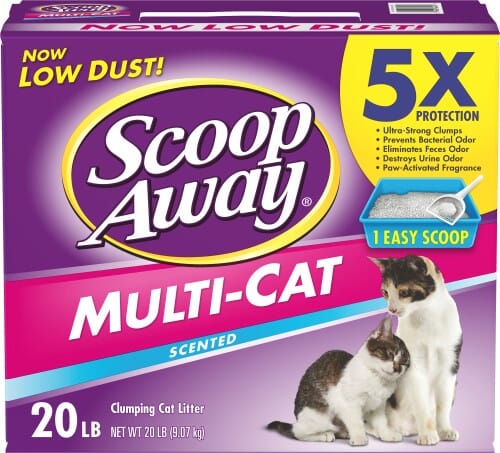 Scoop Away Multi-Cat Complete Unscented Cat Litter - 20 Lbs Default Title