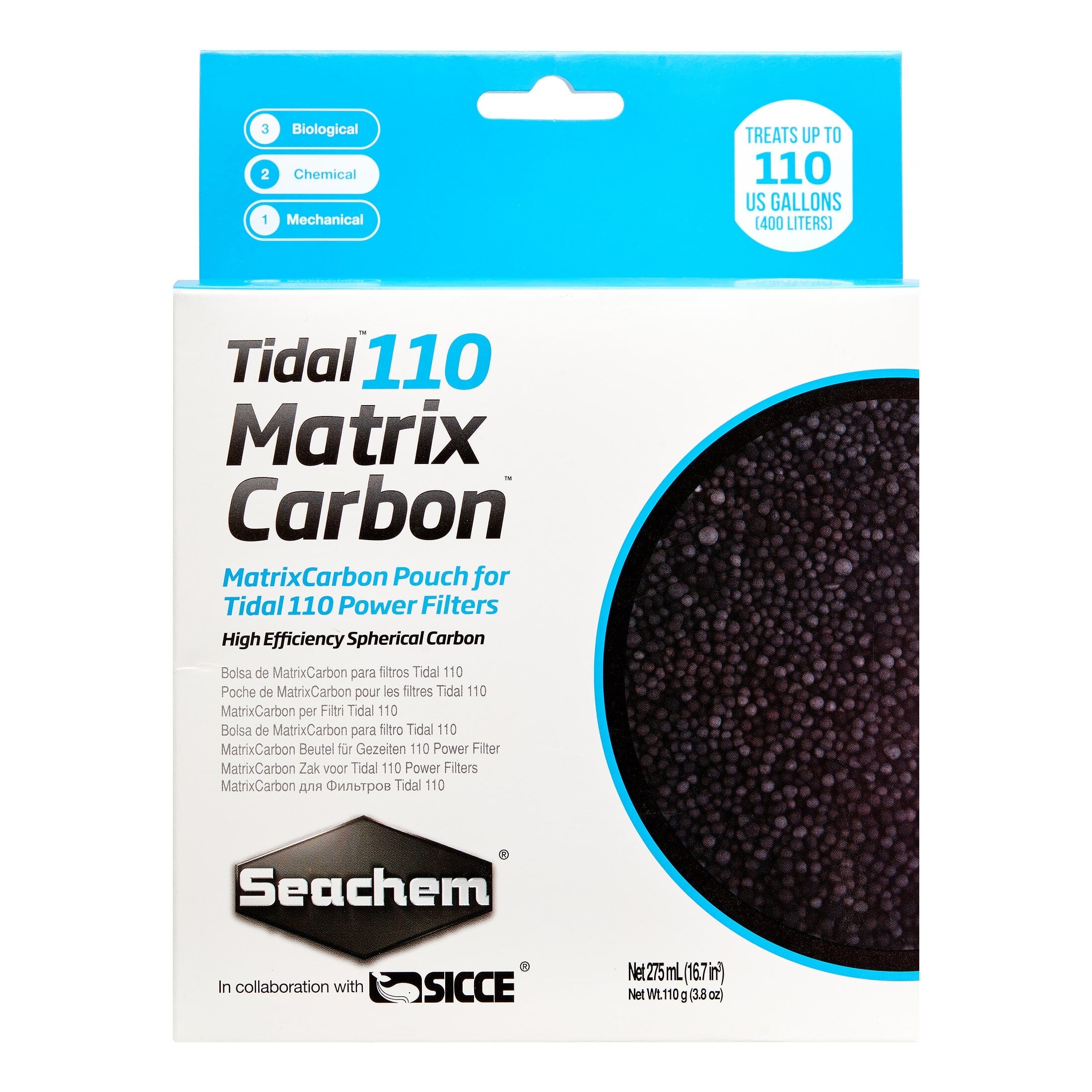 Seachem Tidal 110 Matrix Carbon - 275 ml (Bagged)  