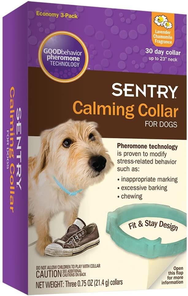 Sentry 30 Day Calming Collar for Dogs - Lavender/Chamom - 3 Pack  