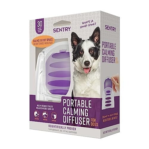 Sentry Calming Diffuser Sentry Behavior Calming Pheromone Portable Calming Diffuser for Dogs ...