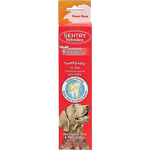 Sentry Petrodex Natural Toothpaste Dog Dog Dental Care - Peanut - 2.5 Oz