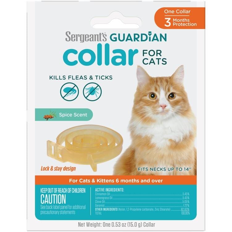 Sergeant's Guardian Flea & Tick Collar for Cats  