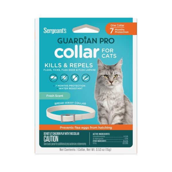 Sergeant's Guardian PRO Flea & Tick Collar for Cats  