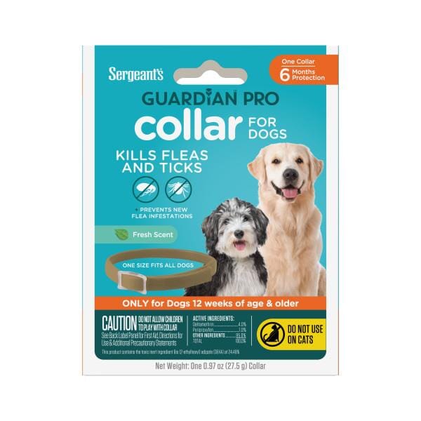 Sergeant's Guardian PRO Flea & Tick Collar for Dogs  