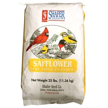 Shafer Generic Safflower Seed Wild Bird Food - 25 Lbs