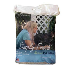 Simply Fresh Natural Clumping Cat Litter - 33 Lbs