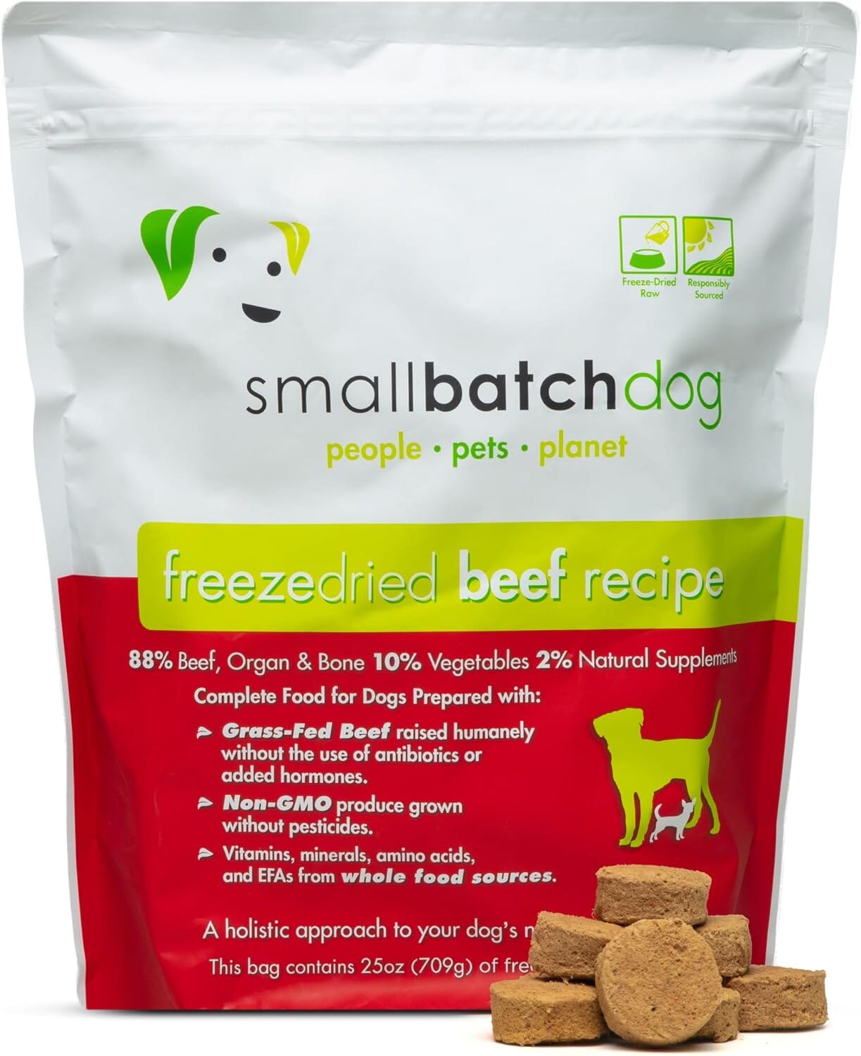Small Batch Dog Frozen CHUB Beef - 5 lbs
