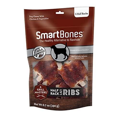 Smartbones Grill Masters Ribs Dog Dental and Hard Chews - 5 Count