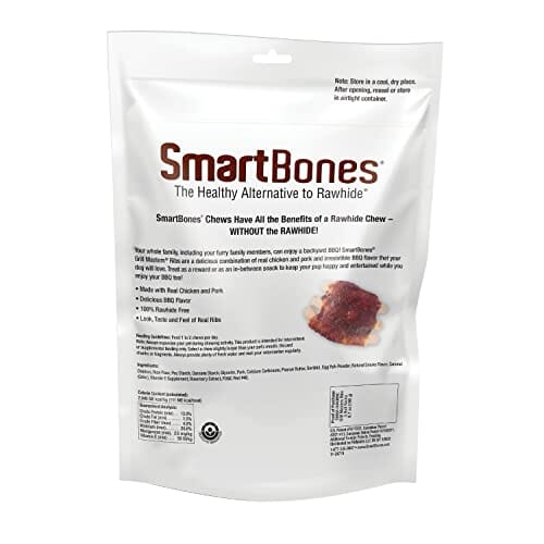 Smartbones Grill Masters Ribs Dog Dental and Hard Chews - 5 Count