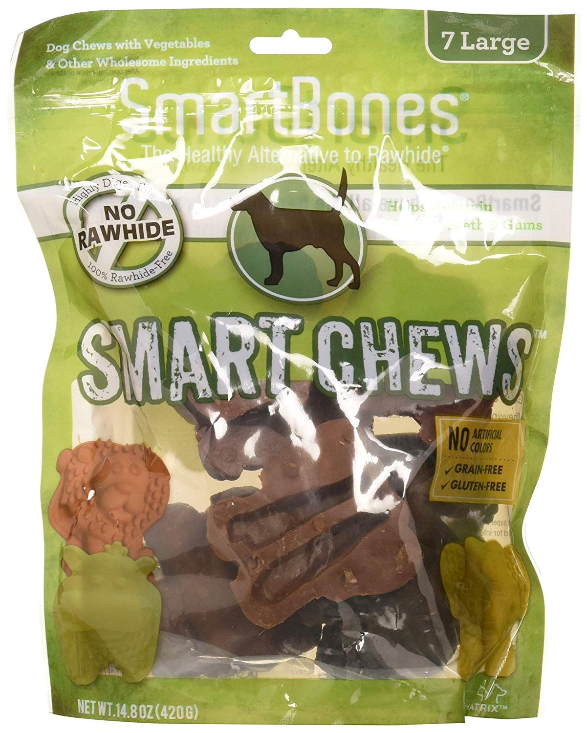 Smartbones Safari Smart Chews Dog Dental and Hard Chews - Chicken and Sweet Potato - Large - 7 Pack