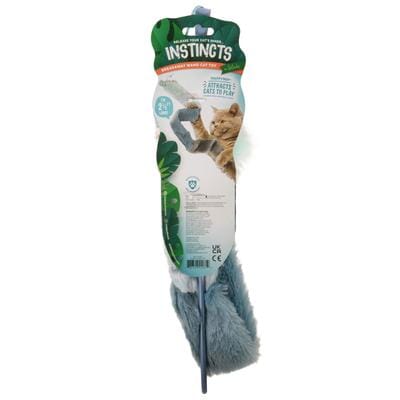 SmartyKat Instincts Secret Swinger Happynip Breakaway Extendable Cat Teaser Wand with Catnip and Silvervine Default Title