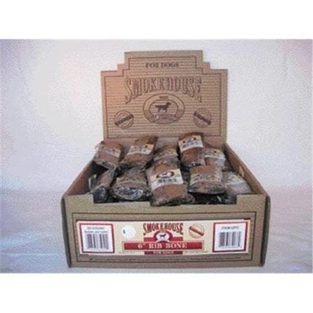 Smokehouse Beef Rib Bone Natural Dog Chew - 6 Inch Default Title