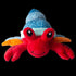 Snugarooz Hermie The Crab with Repair Patch Squeak and Crinkle Plush Dog Toy Default Title