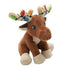 Snugarooz Holiday Marty Christmas Deer with Repair Patch Squeak and Plush Dog Toy - 8.5 Inch Default Title