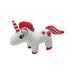Snugarooz Holiday Pepper The Unicorn with Repair Patch Squeak and Crinkle Plush Dog Toy - 10 Inch Default Title