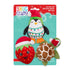Snugarooz Holiday Shelldon Berry and Penguin Christmas Fun Pack Squeak and Crinkle Plush Dog Toys - 3 Pack Default Title