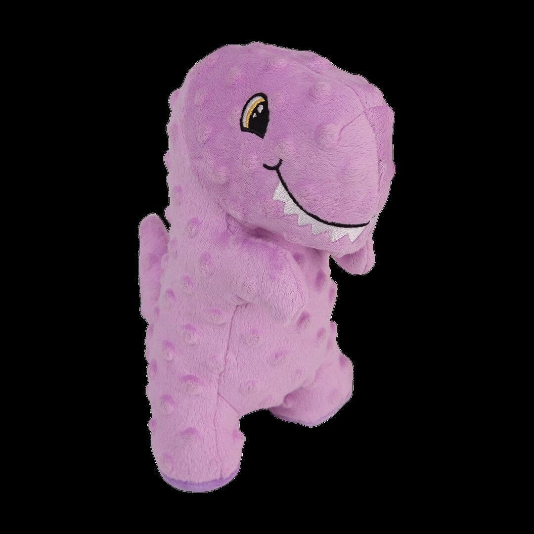Snugarooz Toby The T-Rex Dinosaur Squeak and Crinkle Plush Dog Toy - 8 Inch Default Title