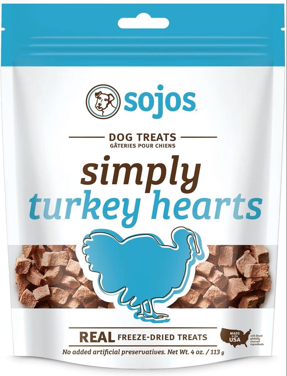 Sojos Freeze-Dried Dog Treats Simple Treat Turkey - 4 Oz