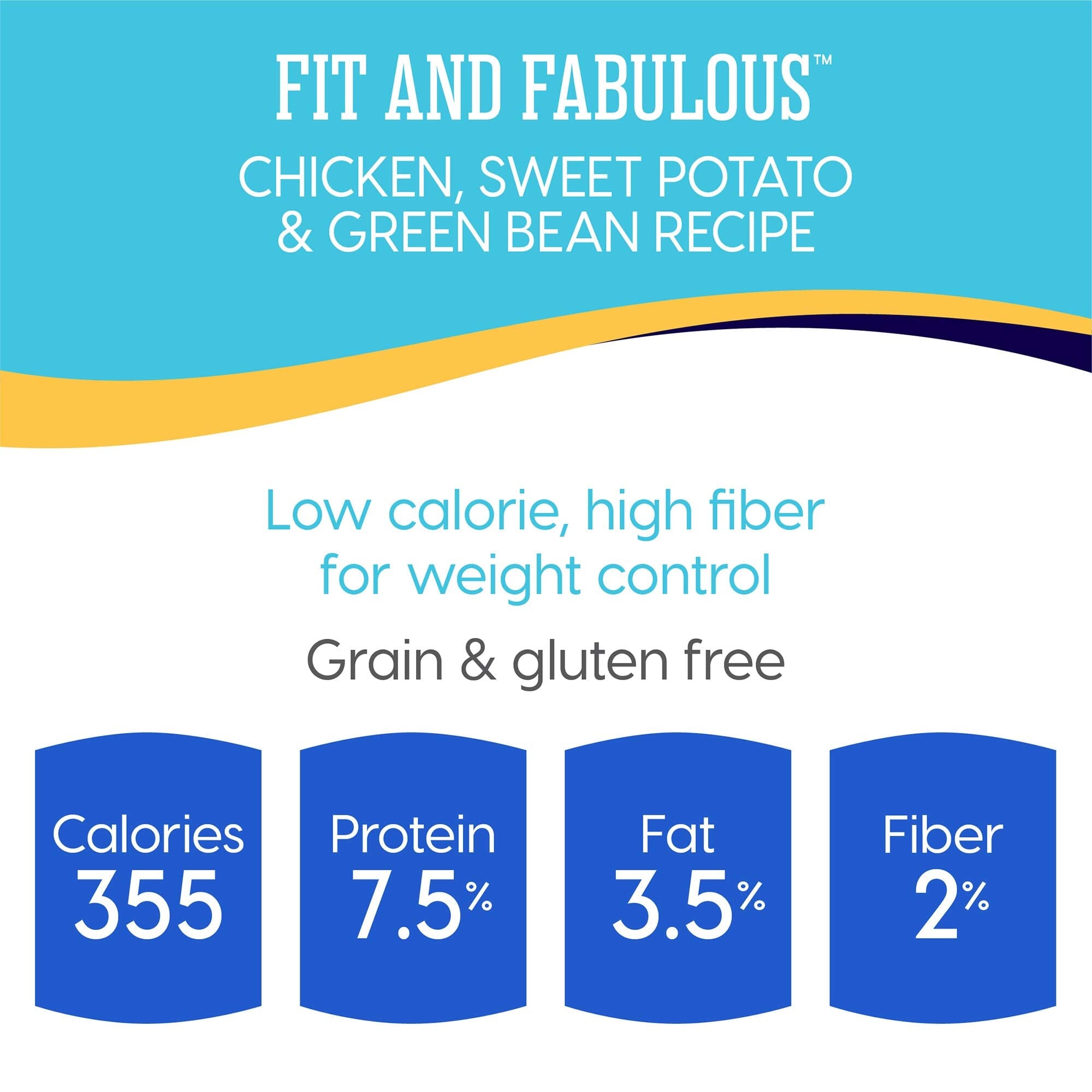 Solid Gold Fit and Fabulous Weight Control Grain-Free Chicken Sweet Potato and Green Beans Dry Dog Food - 24 Lbs  