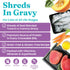 Solid Gold Five Oceans Blended Tuna Shreds Recipe in Gravy Canned Cat Food - 3 Oz - Case of 24  