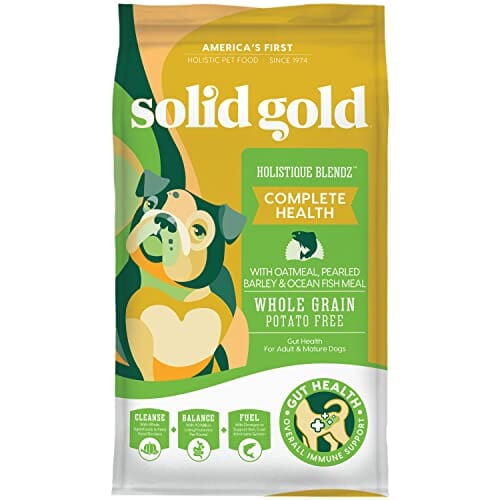 Solid Gold Holistique Blendz Whole Grain Oatmeal Barley and Oceanfish Dry Dog Food - 12 Lbs