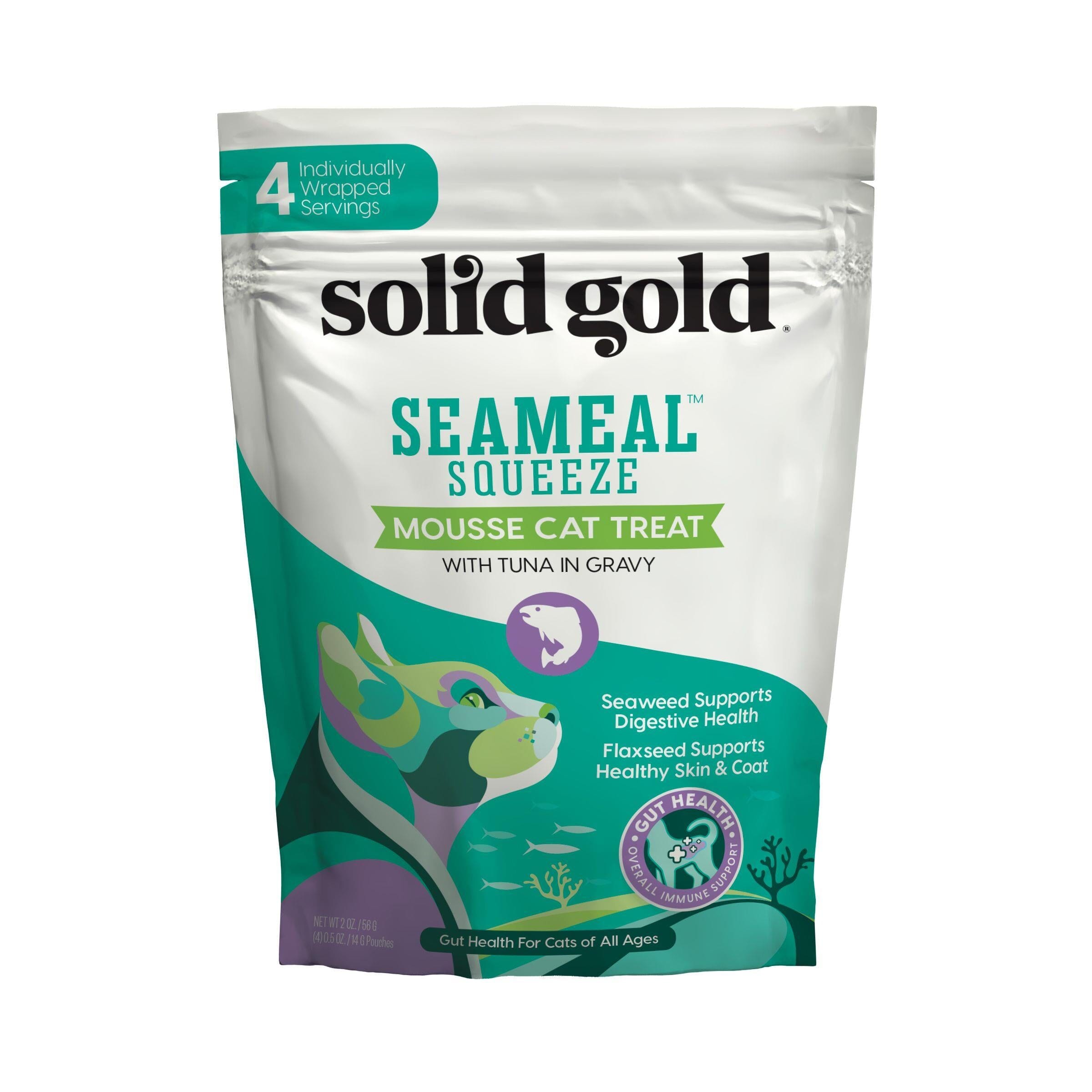 Solid Gold Seameal Squeeze Tuna Grain-Free Cat Treat  