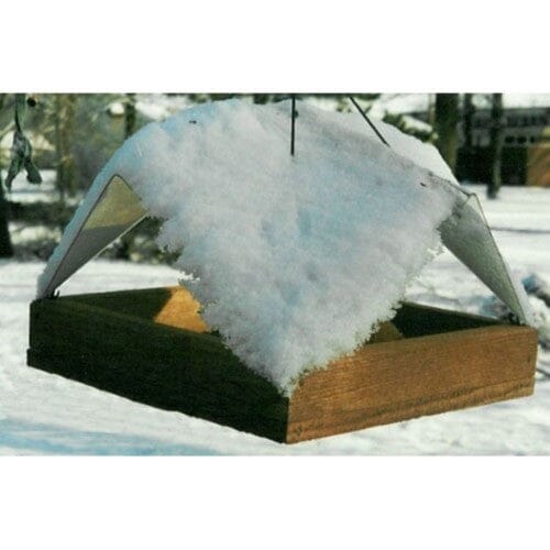 Songbird Essentials Clear Cover for Platform Feeders Wild Bird Accessories - Clear - 12 X 12 In