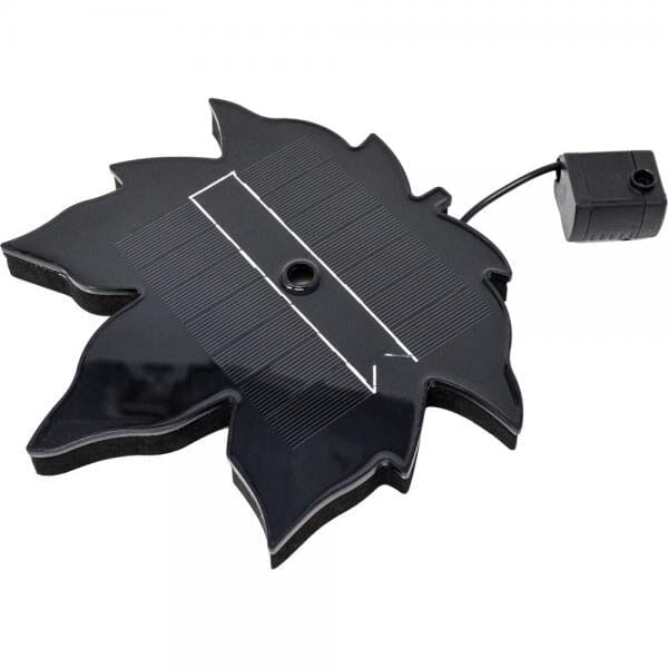 Songbird Essentials Floating Leaf Solar Bubbler Wild Bird Bath Heater & De-icer - 0.75 X 8 X 7.5 In