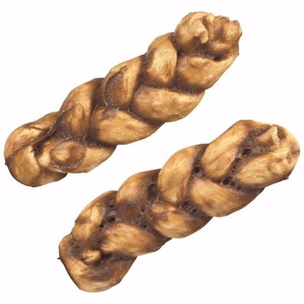SPOT Nothin' To Hide Braided Beef Flavored Collagen Stix Natural Dog Chews Small - 4.5 Inch - 5 Pack