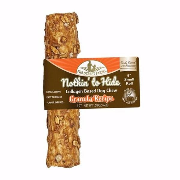SPOT Nothin' To Hide Collagen and Granola Rolls Natural Dog Chews - 24 Pack Small - 5 Inch