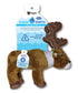Spunky Pup Clean Earth Collection Caribou Squeak and Plush Dog Toy - Large