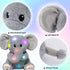 Spunky Pup Glow In the Dark Elephant Squeak and Plush Dog Toy - Small  