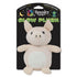 Spunky Pup Glow In the Dark Pig Squeak and Plush Dog Toy - Large