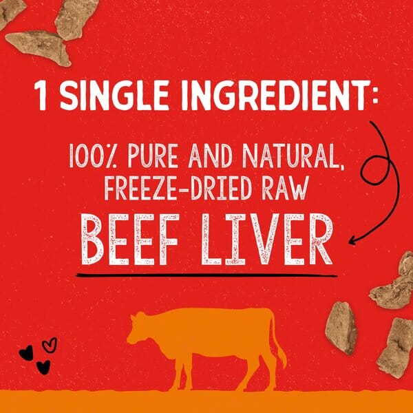 Stella & Chewy's Beef Liver Freeze Dried Dog Treats - 3 Oz