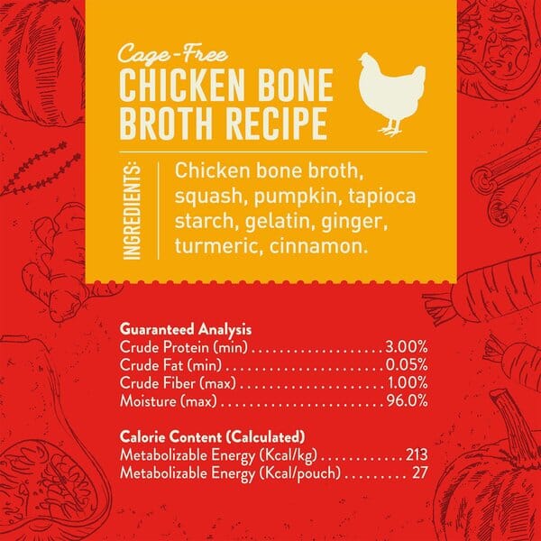 Stella & Chewy's Bountiful Bones Broth Chicken Wet Dog Food - 16 Oz