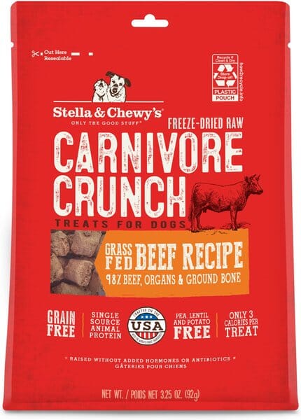 Stella & Chewy's Carnivore Beef Freeze Dried Dog Treats - 3.25 Oz
