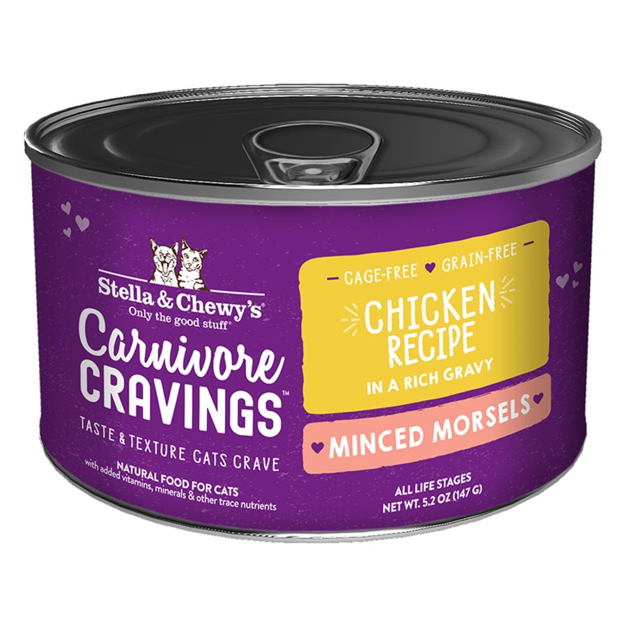 Stella & Chewy's Carnivore Cravings Minced Morsals Chicken Canned Cat Food - Case of 24