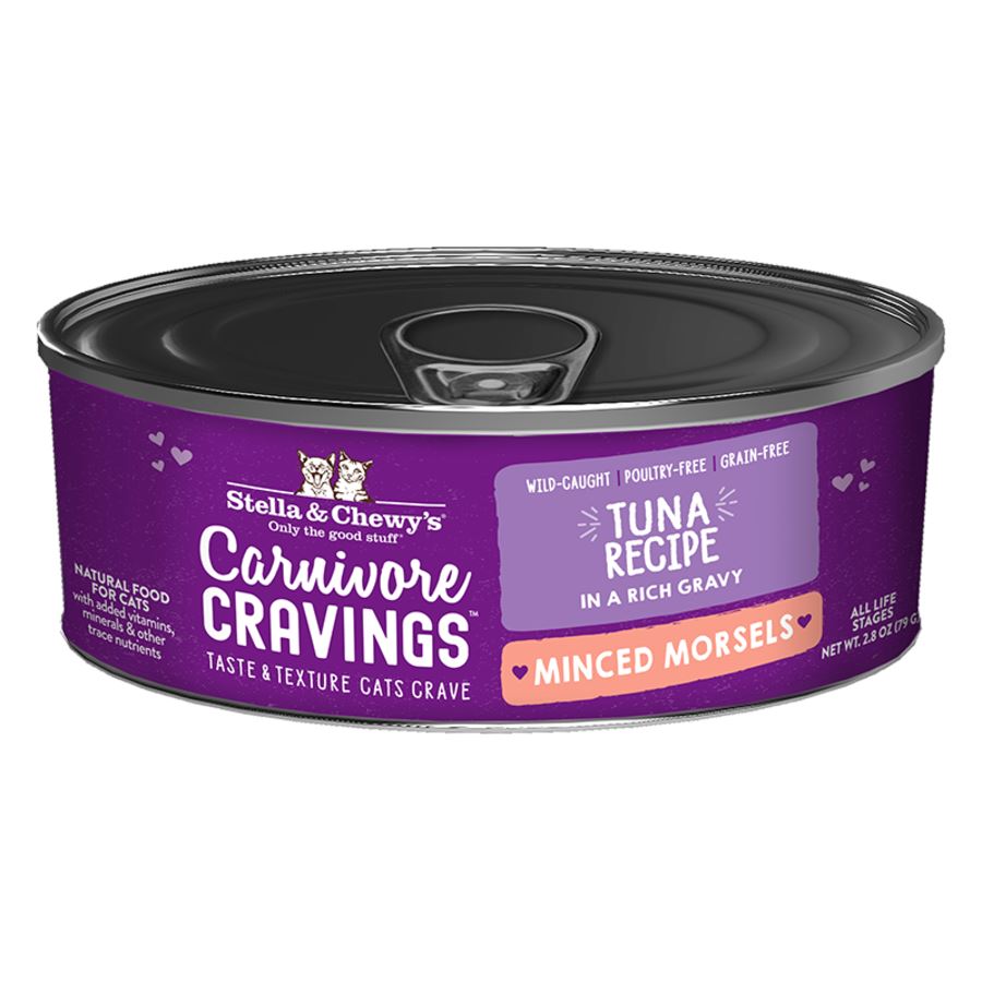 Stella & Chewy's Carnivore Cravings Minced Morsals Tuna Canned Cat Food - Case of 24