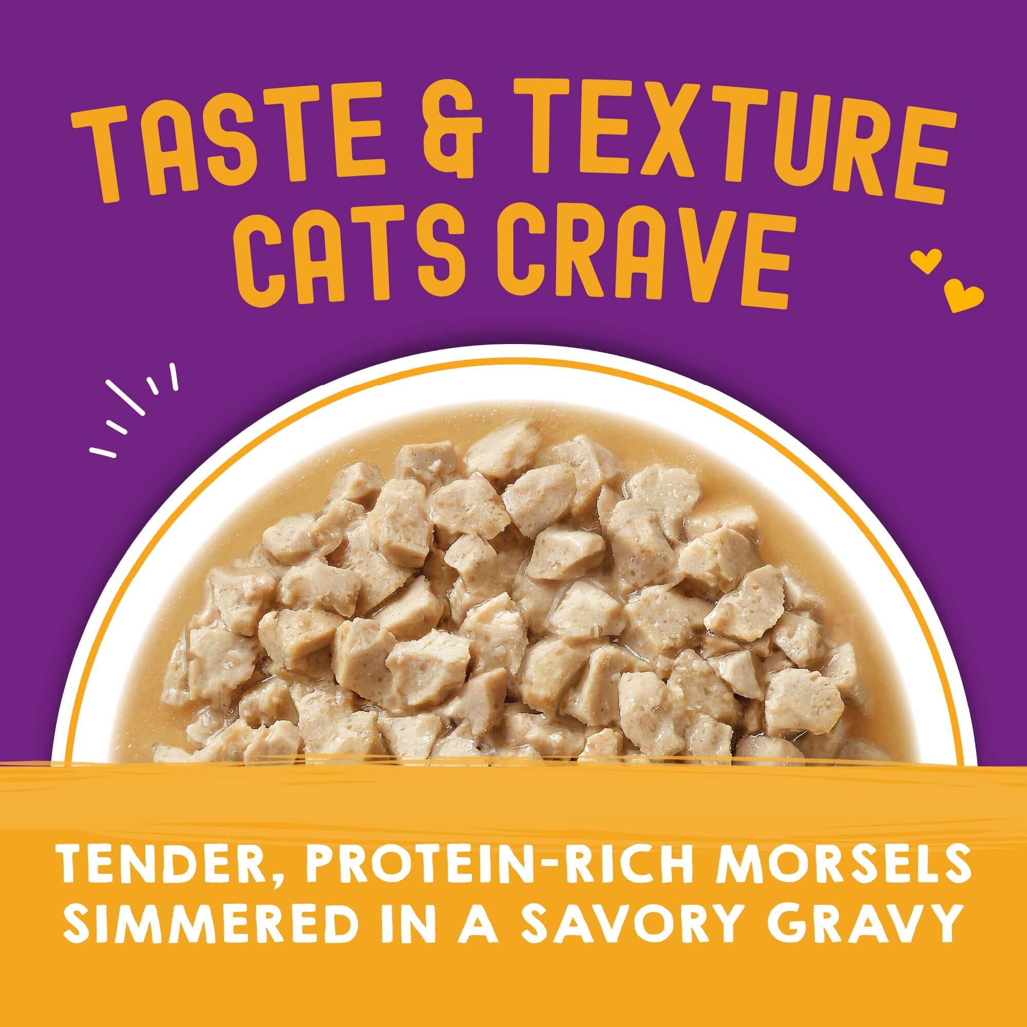 Stella & Chewy's Carnivore Cravings Morsals N' Gravy Chicken and Beef Wet Cat Food Pouch - 2.8 Oz - Case of 24