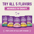Stella & Chewy's Carnivore Cravings Morsals N' Gravy Salmon and Mackerel Wet Cat Food Pouch - 2.8 Oz - Case of 24