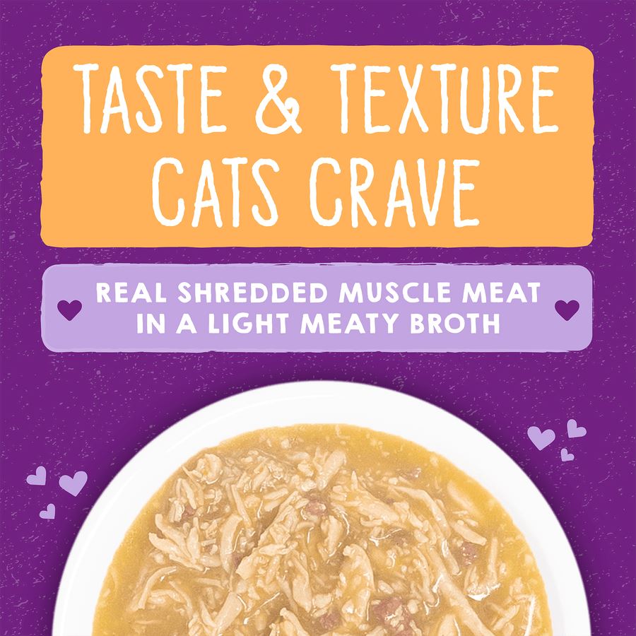 Stella & Chewy's Carnivore Cravings Shredded Chicken Beef Canned Cat Food - 2.8 Oz - Case of 24