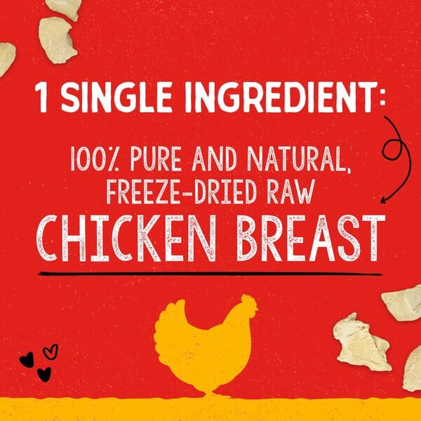 Stella & Chewy's Chicken Breast Freeze Dried Dog Treats - 2.75 Oz