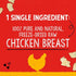 Stella & Chewy's Chicken Breast Freeze Dried Dog Treats - 2.75 Oz