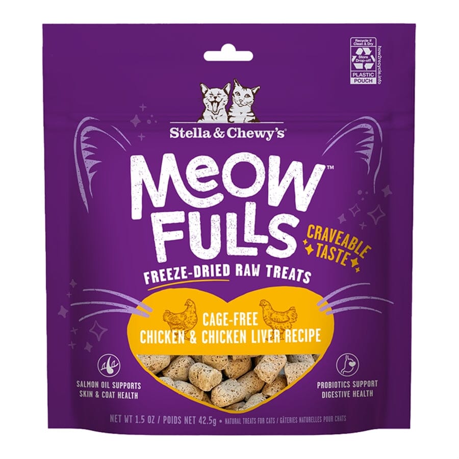 Stella & Chewy's Chicken Liver Freeze-Dried Cat Treats - 1.5 Oz