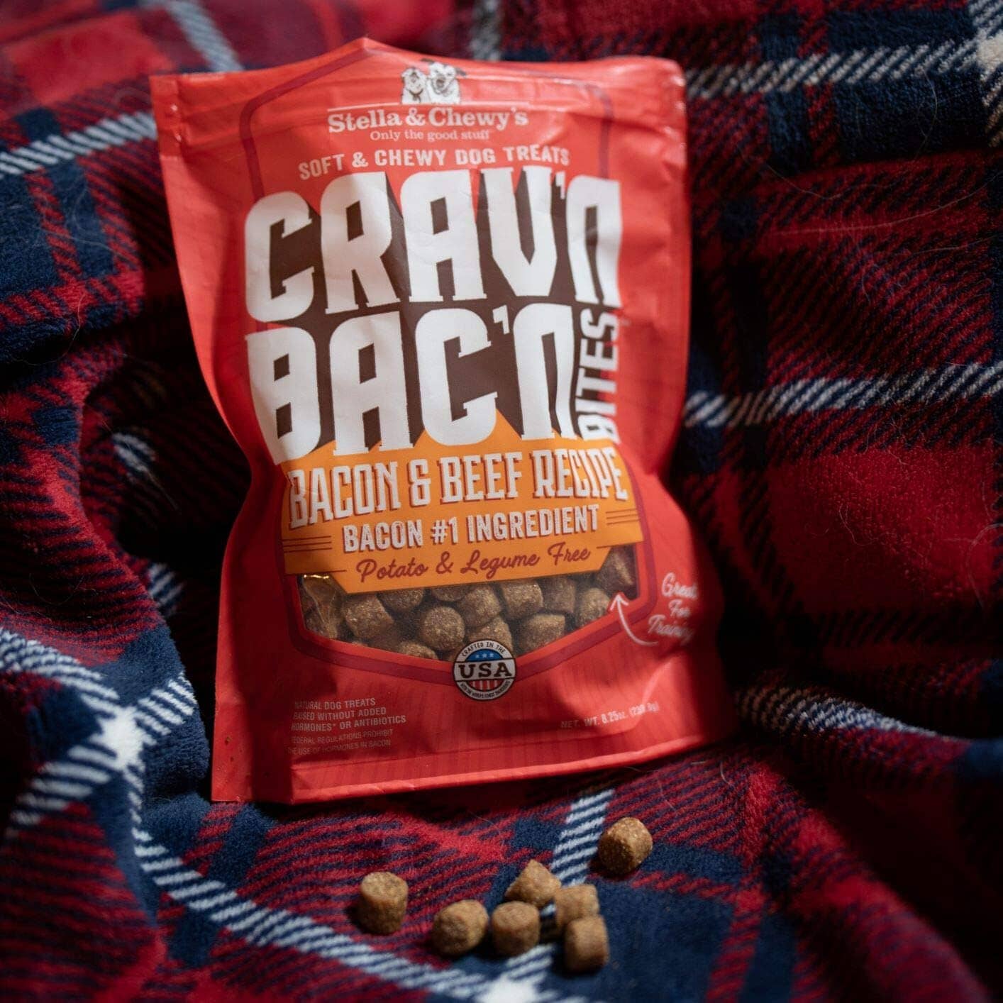 Stella & Chewy's Cravin' Bacon Bites Chicken Chewy Dog Treats - 8.25 Oz  