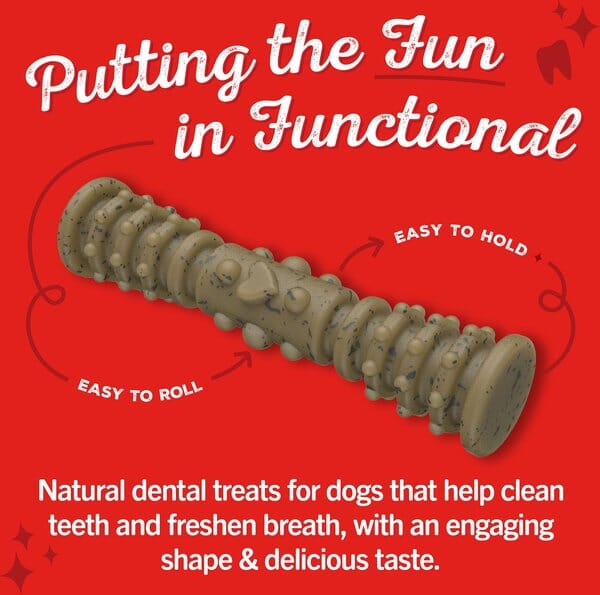 Stella & Chewy's Dental Delights Chicken Freeze-Dried Dental Dog Treats - Dogs 16-25 Lbs - Small