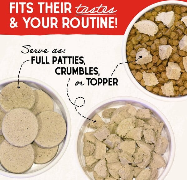Stella & Chewy's Dinner Patties Duck Freeze-Dried Dog Food - 14 Oz